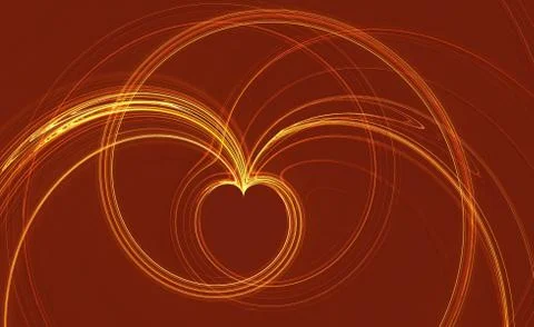Abstract heart Stock Illustration