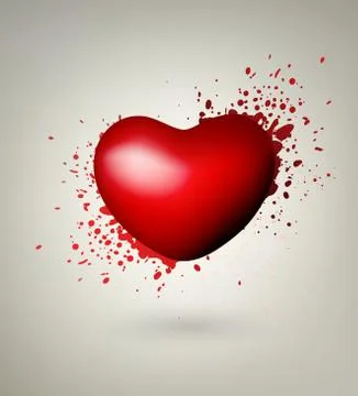Abstract heart Stock Illustration