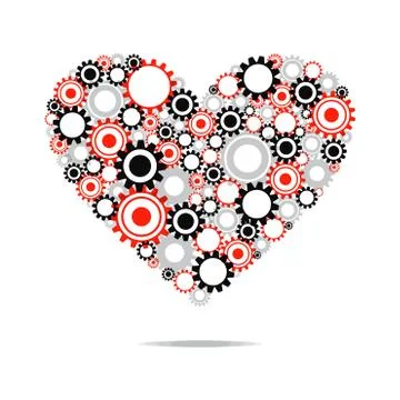 Abstract Heart Stock Illustration