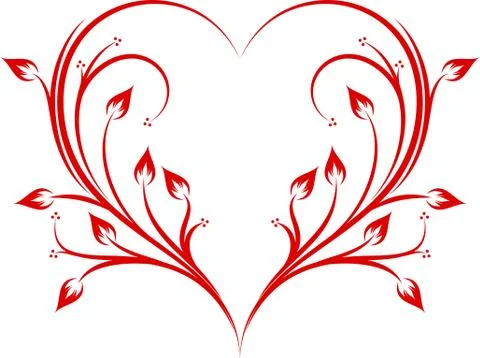 Abstract heart. Stock Illustration