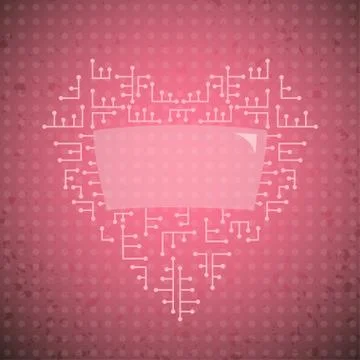 Abstract heart Stock Illustration