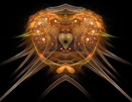 Abstract heart. Stock-Illustration