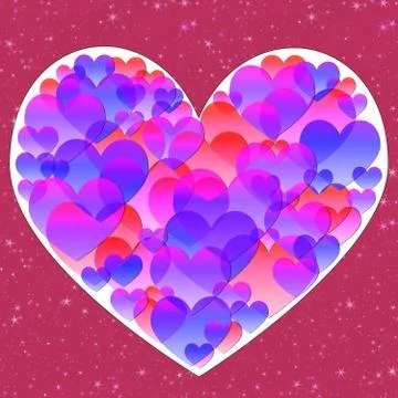 Abstract heart Stock Illustration