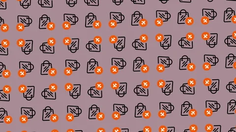 Abstract Heart Pattern Background for Valentines Day Design. Stock Footage 325400628