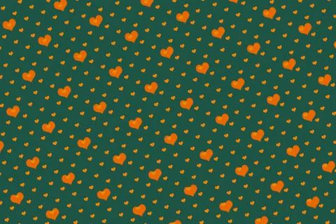 Abstract heart pattern template for fabric, tile design. background . Stock Illustration