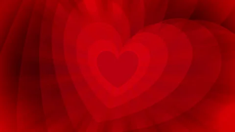 Abstract heart shape animation background Stock Footage 90134538