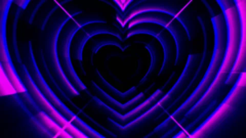 Abstract Heart Shape Motion Animated Background Stock Footage 171870694
