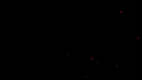 Abstract heart shape particle animation loop with subtle glowing effects Stock Footage 319514575