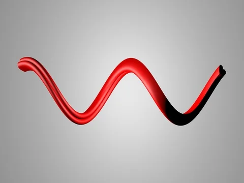 Abstract heart shape, seamless loop Stock Footage 77296551