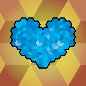 Abstract heart symbol Stock-Illustration