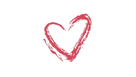 Abstract Heart symbol looping animation Stock Footage 340084320