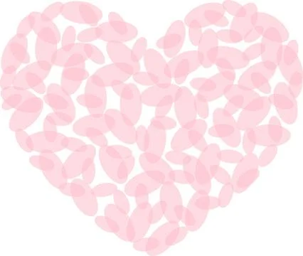 Abstract heart template. Vector illustration. Stock Illustration