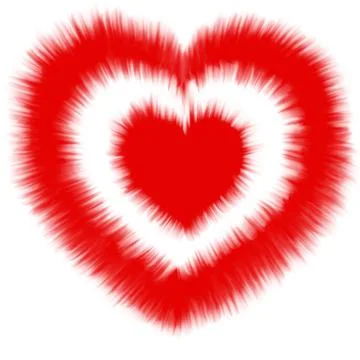 Abstract heart. Tie dye pattern.	 Stock Illustration