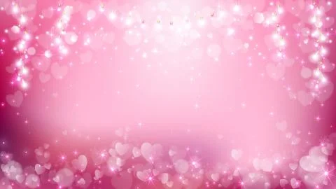 Abstract heart valentines background Stock Illustration