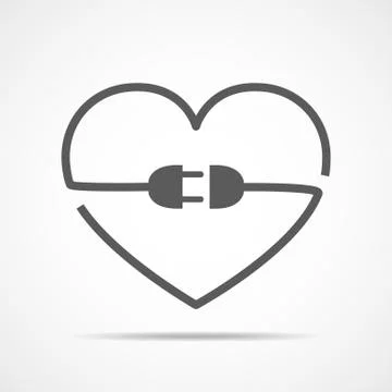 Abstract heart. Vector illustration Illustrazione stock