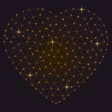 Abstract heart. Vector illustration Stock Illustration