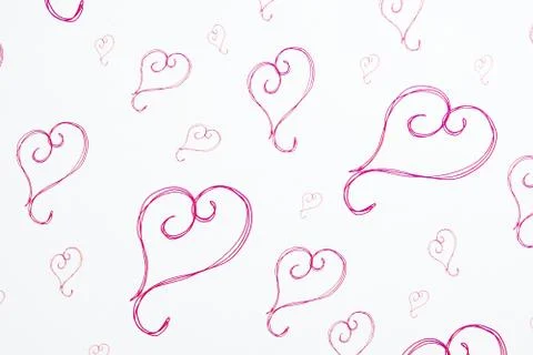 Abstract hearts background Foto stock