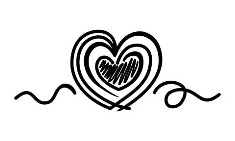 Abstract hearts. Design elements for Valentine's day. vector illustration. Иллюстрация