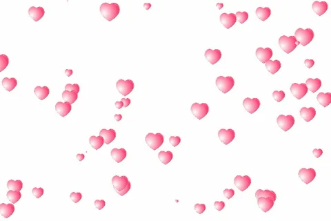 Abstract Hearts Stock Footage 886850