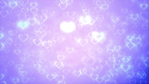 Abstract  hearts on pink background. Stock Footage 204945444