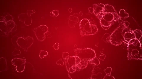 Abstract Hearts Reveal Stock-Footage 5504021