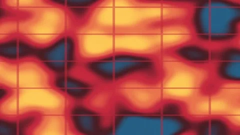 Abstract Heat Map Patterns Creating Dynamic Light and Shadow in Warm Colors Stock-Footage 330119989