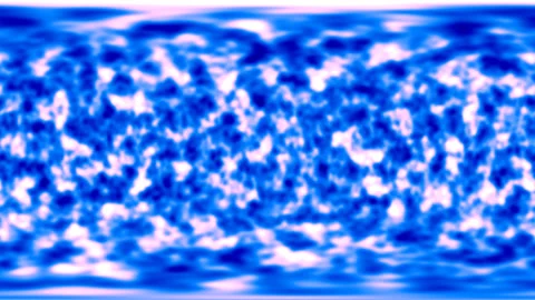 Abstract Heated Cloud Formation Background Radiation Map Video stock 143914174