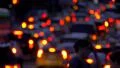 Abstract heavy street traffic unrecognisable blurred cars pedestrians night NYC 4k or 4k+ Resolution