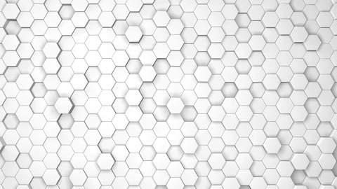 Abstract Heaxagons Animated background Stock Footage