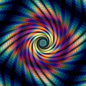 Abstract helix Stock Illustration