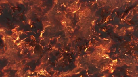 Abstract Hell Fire Stock Footage 195104501