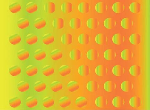 Abstract hemisphere yellow bulge background Stock-Illustration