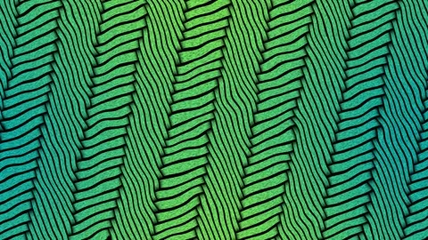 Abstract Herringbone Pattern with Green Gradient Background. Stock Footage 325017956