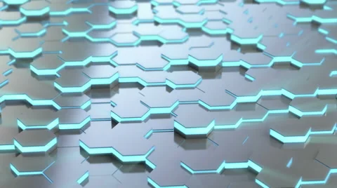 Abstract hex grid loopable background  動画素材 55272234