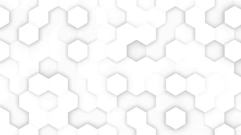 Abstract hexagon animation multicolor pattern 4K smooth concept Stock Footage 156381582