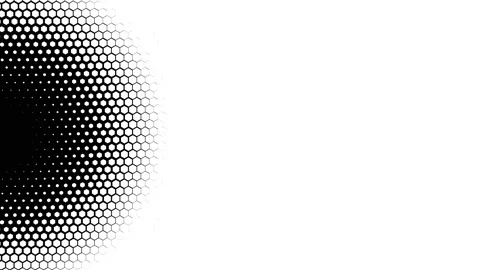 Abstract hexagon animation multicolor pattern 4K smooth concept Stock Footage 156988404