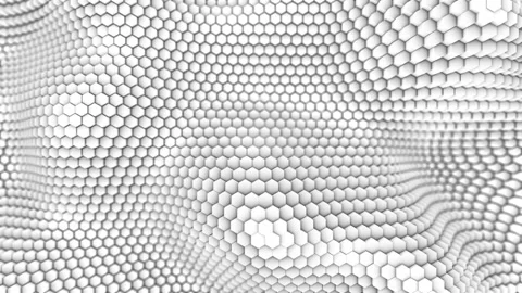 Abstract hexagon animation multicolor pattern 4K smooth concept Stock Footage 156989189