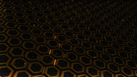 Abstract hexagon animation multicolor pattern 4K smooth concept Stock Footage 162528318