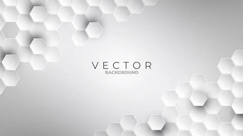 Abstract Hexagon Background Design Stock Illustration