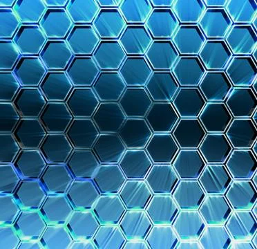 Abstract hexagon background Stock Illustration