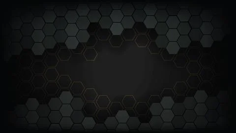 Abstract hexagon background Illustrazione stock