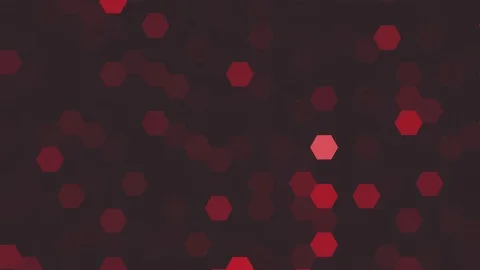 Abstract Hexagon Background Random Motion, 3d Loopable Animation 4k Video stock 74268977