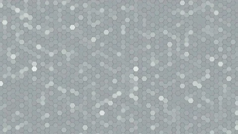 Abstract Hexagon Background Random Motion, 3d Loopable Animation 4k Stock Footage 74271063
