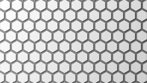 Abstract hexagon background texture, vector illustration Stock Illustration