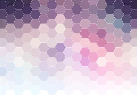 Abstract hexagon background, vector Stock Illustration