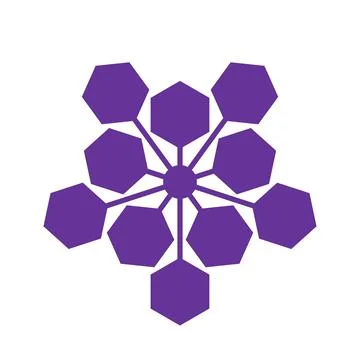 Abstract hexagon cells Stock Illustration