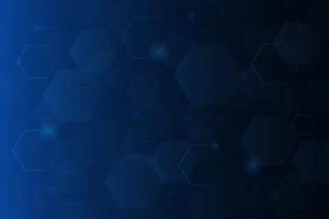 Abstract hexagon digital technology background for science, and medicine conc Stock Illustration