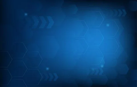 Abstract hexagon digital technology background vector illustration Stock-Illustration