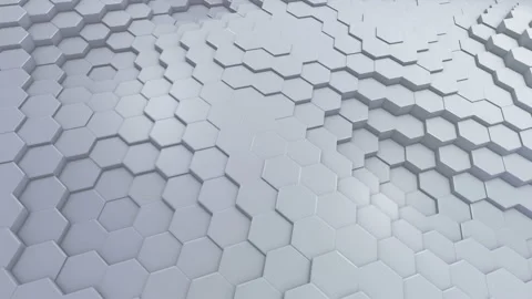 Abstract hexagon geometric background 库存影片 119332892