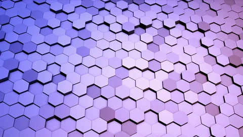 Abstract hexagon geometric background Stock-Footage 119982761